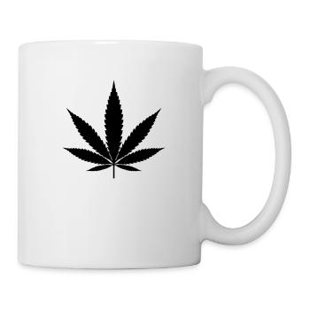 Marijuana Leaf - Mug - white - Right
