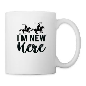 I´m new here - Tasse - Weiß - Rechts