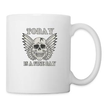 Today is a fine day - Mug - white - Right