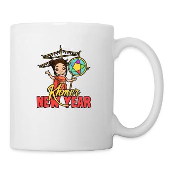 Kambodscha Khmer Neujahr Choul Chnam I Geschenk - Tasse - Weiß - Rechts