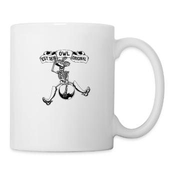 OWL Original Baron Münchhausen Kugel Ostwestfalen - Tasse - Weiß - Rechts