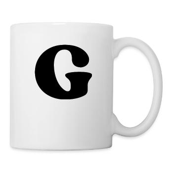 Letter g - Mug - white - Right