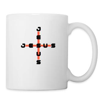 Jésus Jésus rouge - Mug blanc - blanc - Droite