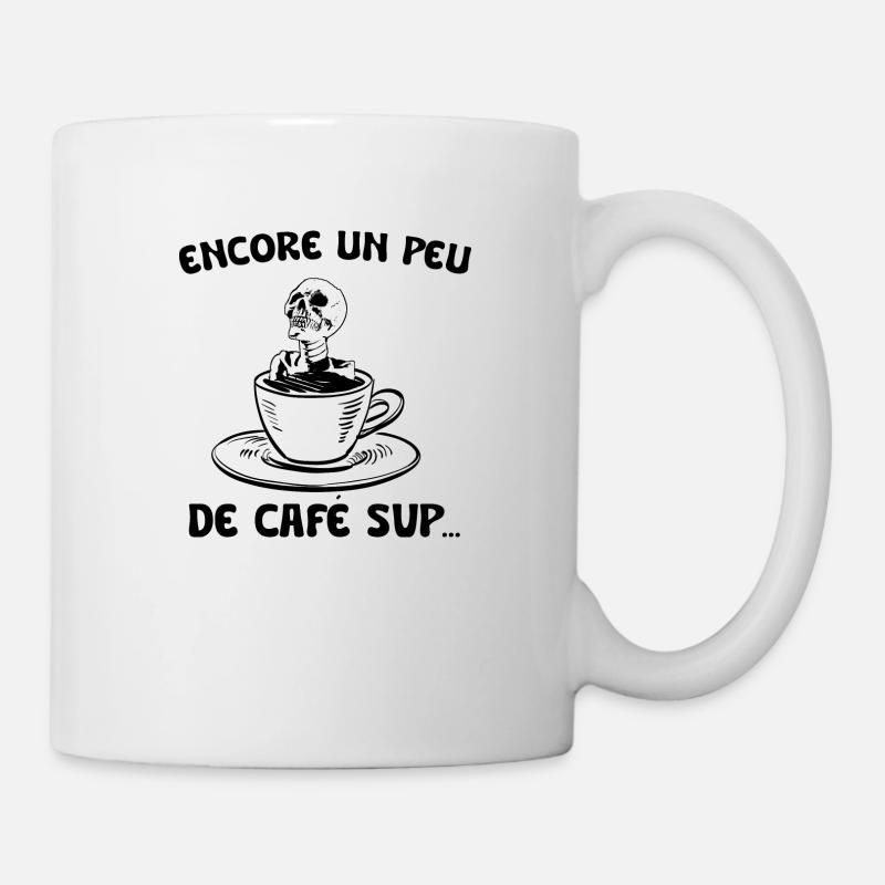 encore un peu de café svp - Mug blanc - blanc