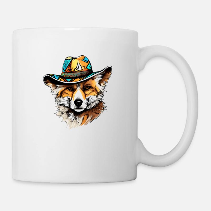 Cooler Fuchs des Sommers - Tasse - Weiß
