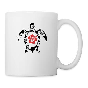 Surfing Surfboard Surfer Water Sports Turtle - Mug - white - Right