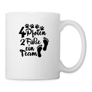 Lustiges Hunde Bild Hundeliebhaber Haustier - Tasse - Weiß - Rechts