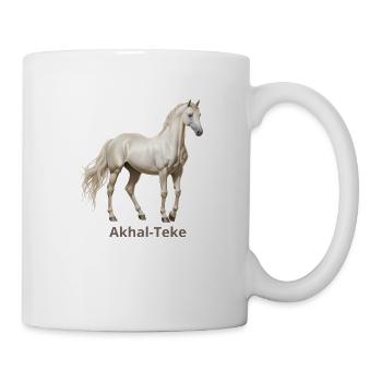 Achal-Teké - Tasse - Weiß - Rechts