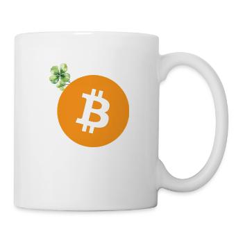 Bitcoin Shamrock - Mug blanc - blanc - Droite