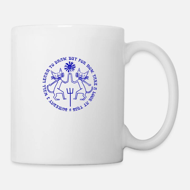 Deux destins de chats - Mug blanc - blanc
