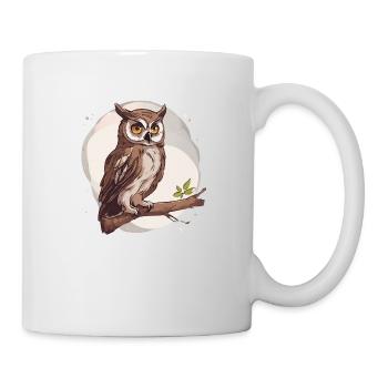 Owl Comic - Mug - white - Right