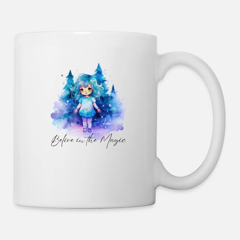 Vivez dans la magie - Mug blanc - blanc