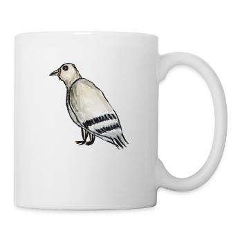 taube - Tasse - Weiß - Rechts