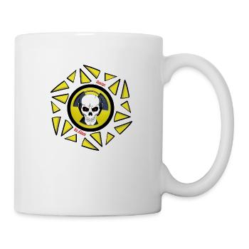 Logo by Atom curve - Tasse - Weiß - Rechts