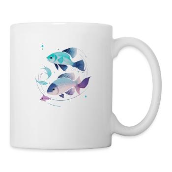 Poissons - Mug blanc - blanc - Droite