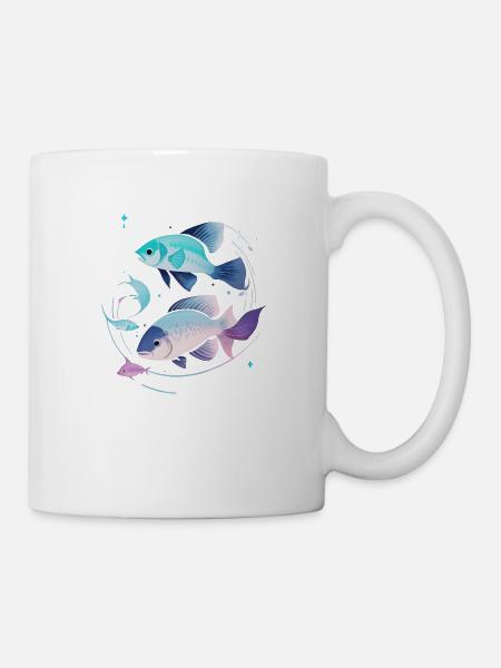 Fische - Tasse - Weiß