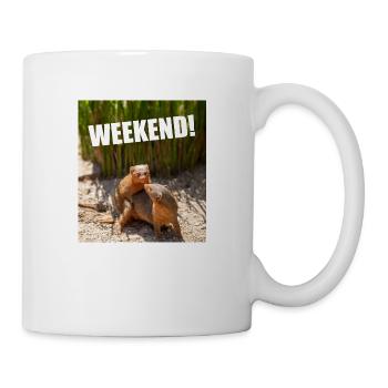 weekend party intercourse funny animals alcohol - Mug - white - Right
