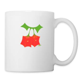 Cerises hyperboliques - Mug blanc - blanc - Droite