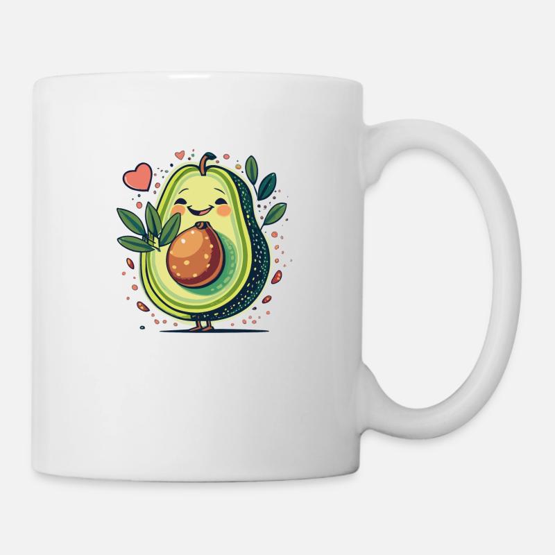 Avocado - Tasse - Weiß