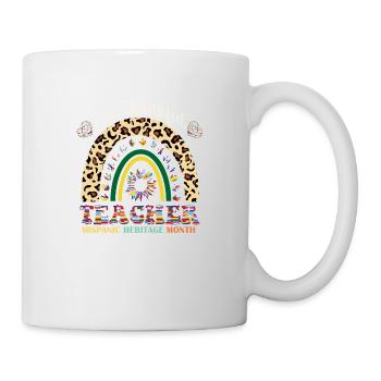Un enseignant reconnaissant Mois du patrimoine hispanique - Mug blanc - blanc - Droite