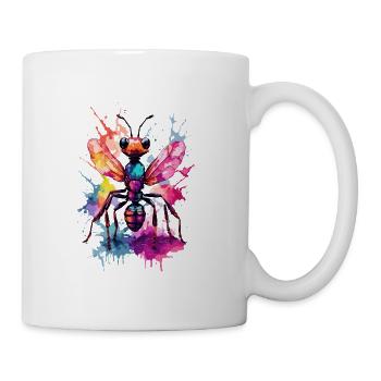 Ant Cool in Watercolors. Illustration. Neon - Mug - white - Right