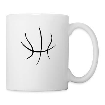Basket-ball 06 - Mug blanc - blanc - Droite