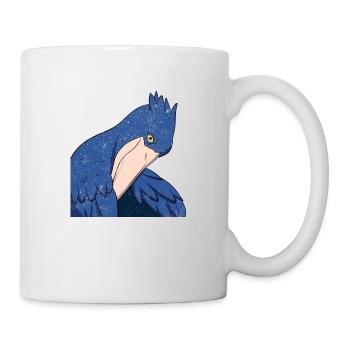 Shoebill Bird Ornithologist Forest I Gift - Mug - white - Right