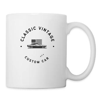 Classic Vintage Custom Car - Mug - white - Right