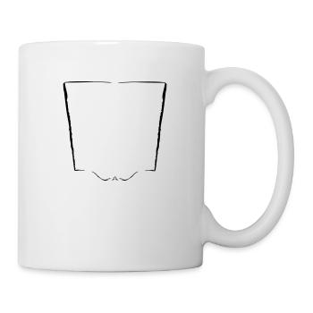 Rahmen vertikal + Schmuckelement - Vectorgraphic - Tasse - Weiß - Rechts