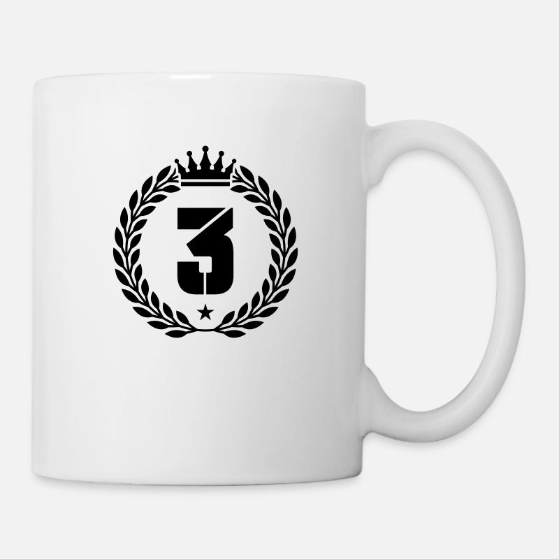3 couronnes - Mug blanc - blanc