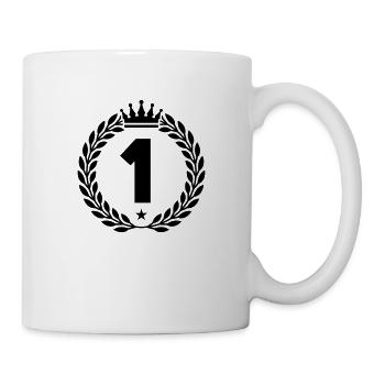 1 crown - Mug - white - Right