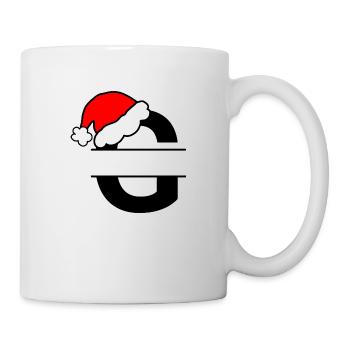 Christmas Alphabet Letter G to Personalise - Mug - white - Right