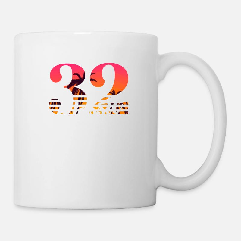Vintage 1932-32e anniversaire - Mug blanc - blanc