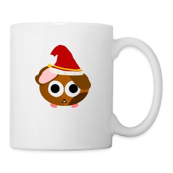 Cute Christmas Guinea Pig - Mug - white - Right
