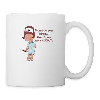 Nurse and coffee - Tasse - Weiß - Rechts