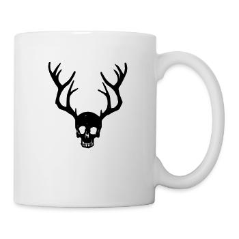 Saké en bois - Mug blanc - blanc - Droite