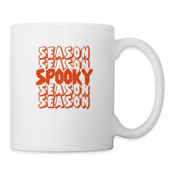 Jahreszeit Spooky Orange - Tasse - Weiß - Rechts