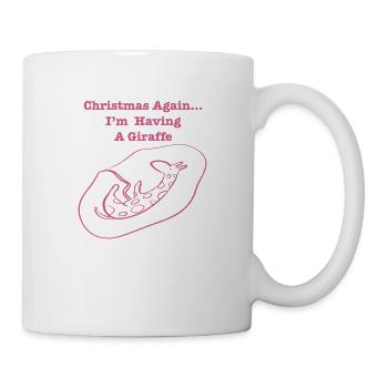 HavingAGiraffeChristmas - Mug - white - Right