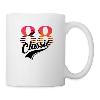 Jahrgang 1988-88th Anniversary - Tasse - Weiß - Rechts