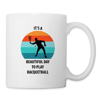 Racqueetball - Mug - white - Right
