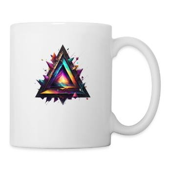 Triangle Abstract - Mug - white - Right