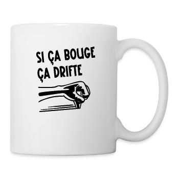 si ça bouge ça drifte - Mug blanc - blanc - Droite