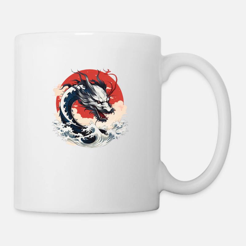 Japanese Dragon - Mug - white