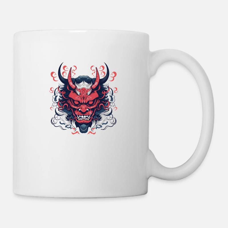 Démon oni - Mug blanc - blanc
