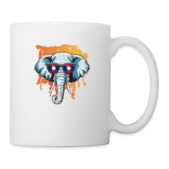 Laos Lao Laotian Flag Elephant Lao I Cadeau - Mug blanc - blanc - Droite