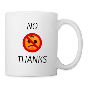 Anti halloween, no thank you halloween humor - Mug - white - Right