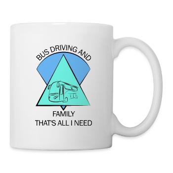 Bus Bus Driver School Bus Bus Bus Bus Driver - Mug - white - Right
