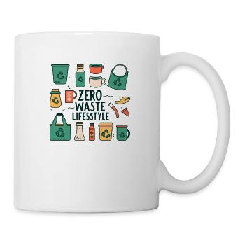 Zero Waste Journey Geschenke für Öko-Krieger - Tasse - Weiß - Rechts