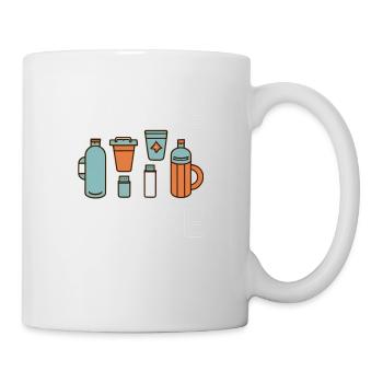 Zero Waste Journey Geschenke für Green Lifer - Tasse - Weiß - Rechts
