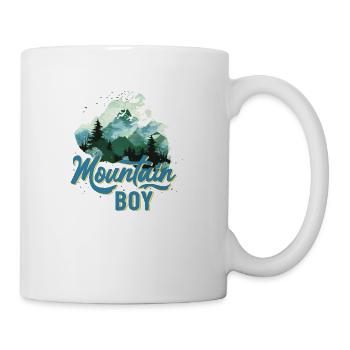 Garçon de montagne coloré - Mug blanc - blanc - Droite